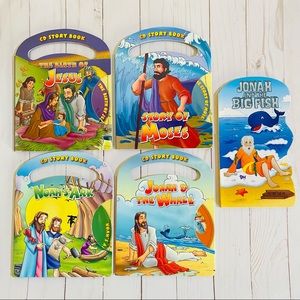 NEW Christian Bible CD Story Book Bundle